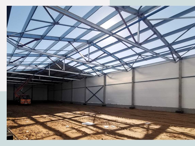 Строительство сенохранилищ в Заволжье