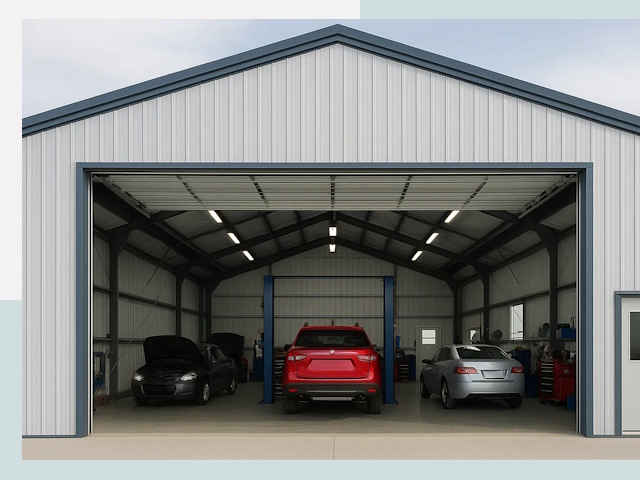 Ангары из сэндвич панелей от 611 руб. в Заволжье