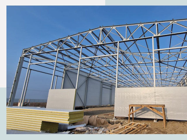 Утепленные ангары в Заволжье от 611 руб. за м²