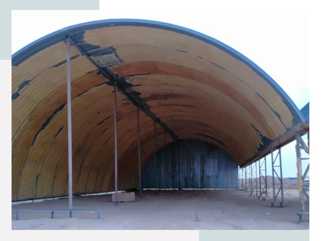 Реконструкция ангаров в Заволжье