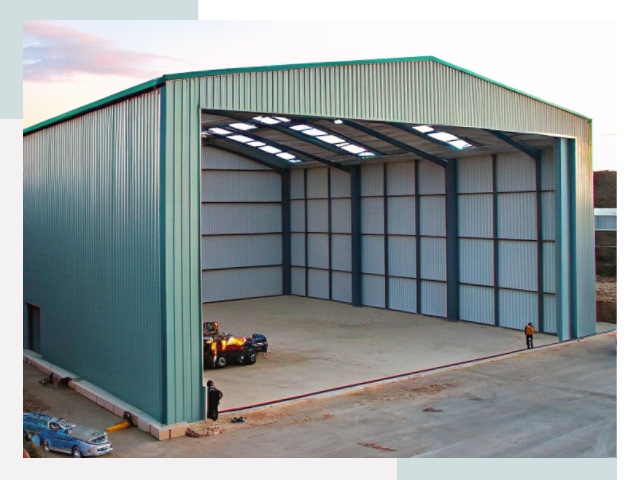 Строительство ангаров в Заволжье